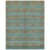 Feizy Qing 6065F TEAL Area Rug 4 ft. X 6 ft. Rectangle