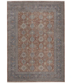 Feizy Marquette 3761F RUST/BLUE Area Rug 2 ft. X 3 ft. Rectangle