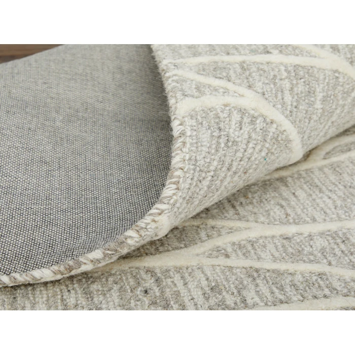 Feizy Enzo Casual Abstract, Taupe/Ivory, 12' x 15' Area Rug