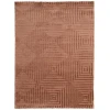 Feizy Channels CINNAMON 2877276F 7 ft. 9 in. X 9 ft. 9 in. Rectangle Rug