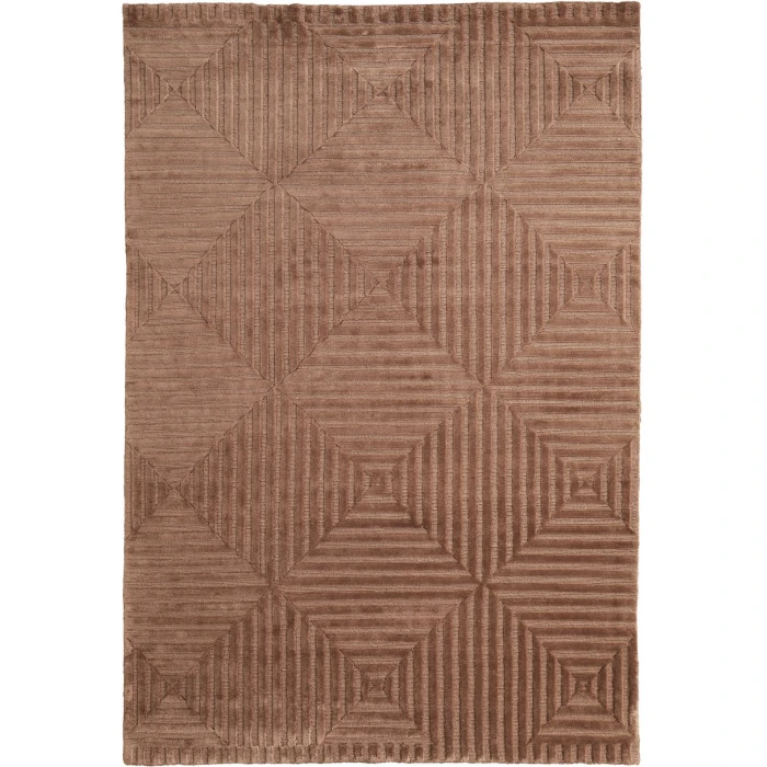 Feizy Channels CINNAMON 2877276F 4 ft. X 6 ft. Rectangle Rug