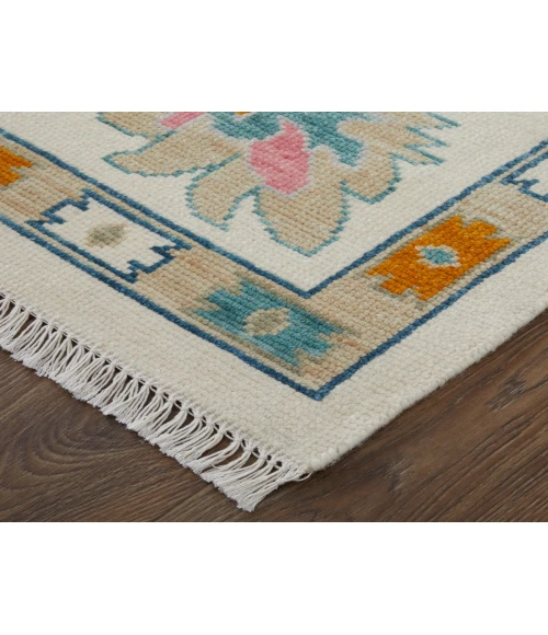 Feizy Karina IVORY/MULTI 90969G8F 7 ft. 9 in. X 9 ft. 9 in. Rectangle Rug