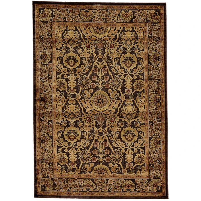 Feizy Saphir Vintage Oriental, Brown/Gold/Tan, 9'-8" x 12'-7" Area Rug