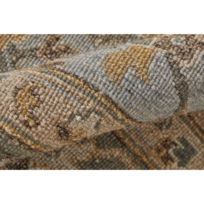 Feizy Corbitt Classic Oriental, Blue/Gold/Gray, 7'-9" x 9'-9" Area Rug