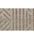 Feizy Colton Luxury & Glam Geometric, Tan/Ivory/Brown, 9'-6" x 13'-6" Area Rug