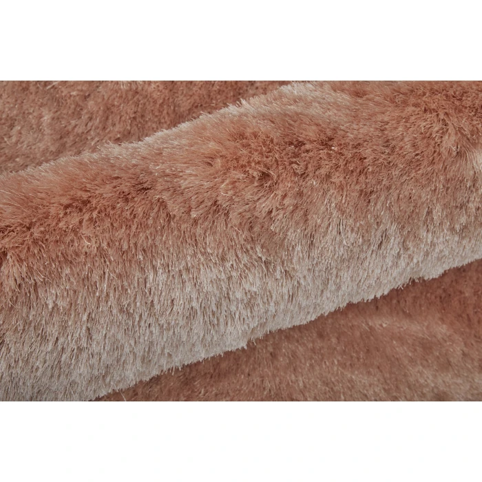 Feizy Indochine Luxury & Glam Solid, Pink, 8' x 8' Round Rug
