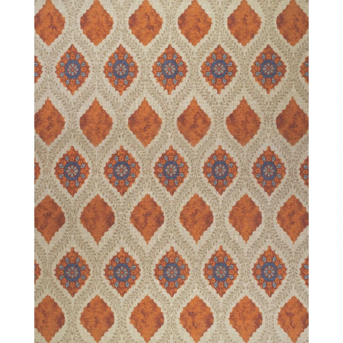 Feizy Tamar Tan/Orange/Blue 5860653F 5ft.6in. x 8ft.6in. Rect. Rug