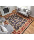 Feizy Wagner Classic Oriental, Blue/Red/Gold, 5' x 8' Area Rug