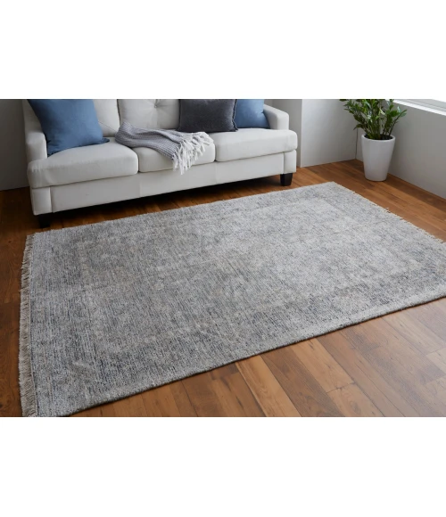Feizy Caldwell Bohemian & Eclectic Distressed, Gray/Blue/Taupe, 9' x 12' Area Rug