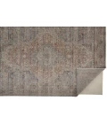 Feizy Marquette Rustic Persian Farmhouse Rug, Rust/Denim Blue, 2ft - 8in x 10ft, Runner