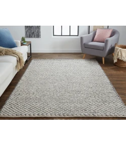 Feizy Berkeley 0812F GRAY Area Rug 9 ft. 6 in. X 13 ft. 6 in. Rectangle