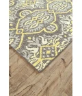 Feizy Rumi Bohemian & Eclectic Geometric, Gray/Taupe/Yellow, 2' x 3' Accent Rug