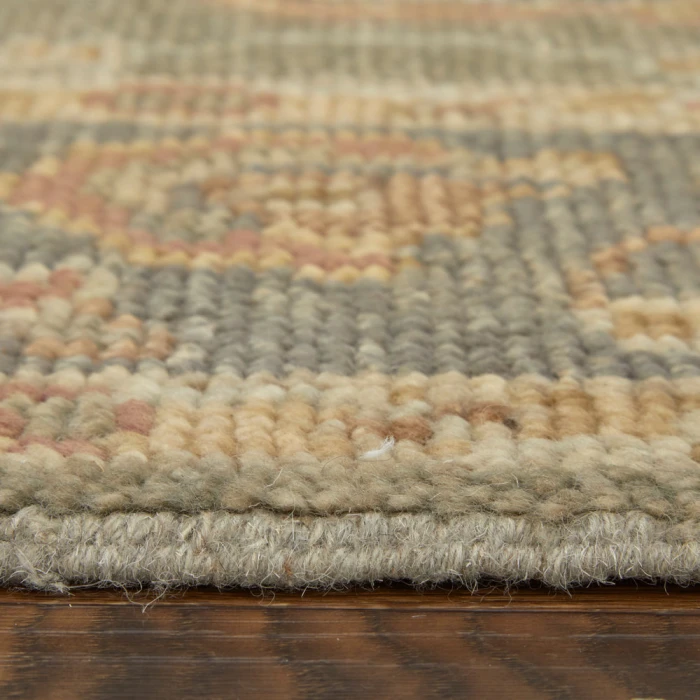 Feizy Carrington Vintage Oriental, Gray/Gold/Pink, 9'-6" x 13'-6" Area Rug