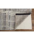 Feizy Alford Minimalist Eyelash Wool Rug, Gray/Blue/Ivory, 11ft-6in x 15ft Area Rug