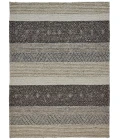 Feizy Berkeley Casual Stripes, Gray/Taupe/Tan, 9'-6" x 13'-6" Area Rug