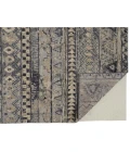 Feizy Palomar Luxe Hand-Knot Abstract Accent Rug, Gray/Denim Blue, 2ft x 3ft