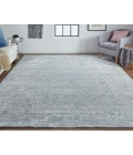 Feizy Langford Persian Distressed, Silver/Gray, 5' x 8' Area Rug