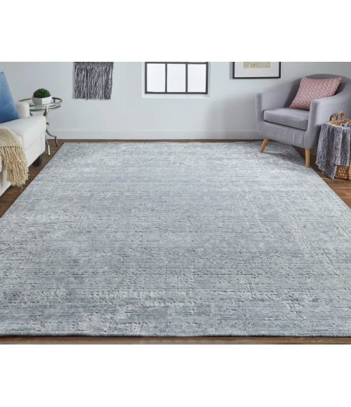 Feizy Langford Persian Distressed, Silver/Gray, 5' x 8' Area Rug