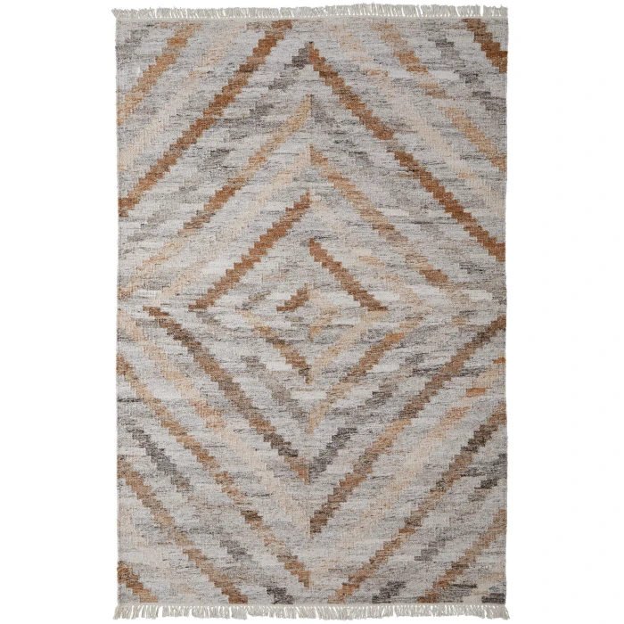 Feizy Beckett Transitional Beige/Gray Rug, 5' x 8' Area Rug