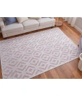 Feizy Saphir Mira BLUSH/WHITE 6803490F 9 ft. 8 in. X 12 ft. 7 in. Rectangle Rug