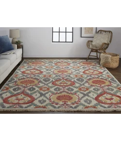 Feizy Beall 6712F RUST Area Rug 9 ft. 6 in. X 13 ft. 6 in. Rectangle