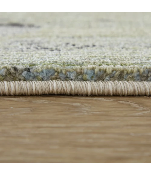 Feizy Sonora Green/Ivory/Tan SNR39U9F 7ft.10in. x 10ft.3in. Rect. Rug