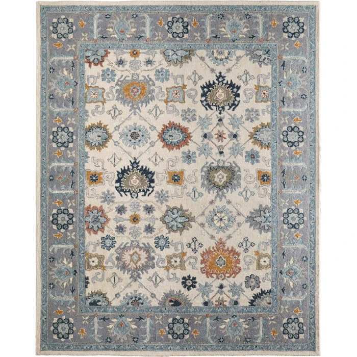 Feizy Springfield Blue/Gray/Ivory SPF8A46F 12ft. x 15ft. Rect. Rug