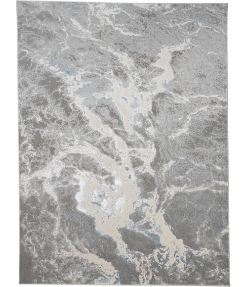 Feizy Azure GRAY/BLUE AZR3539F 8 ft. X 10 ft. Rectangle Rug