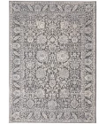Feizy Thackery Transitional Oriental Rug, Charcoal/Bone White, 5ft-6in x 5ft-6in Round