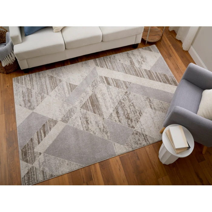 Feizy Vancouver BEIGE/BROWN VNR39NRF 4 ft. X 6 ft. Rectangle Rug