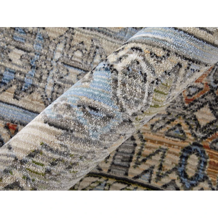 Feizy Melrose IVORY/MULTI MEL39P0F 6 ft. 7 in. X 9 ft. 6 in. Rectangle Rug