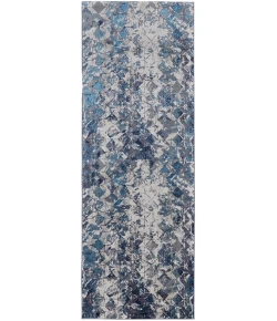 Feizy Indio 39H0F BLUE Area Rug 2 ft. 10 in. X 7 ft. 10 in. Runner
