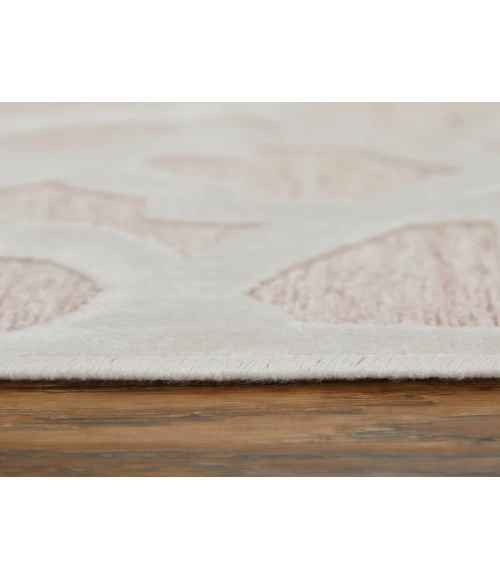 Feizy Saphir Mira BLUSH/WHITE 6803495F 9 ft. 8 in. X 12 ft. 7 in. Rectangle Rug