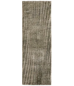 Feizy Skyview Green/Tan SKV39QDF 2 ft. 6 in. X 7 ft. 3 in. Rect. Rug