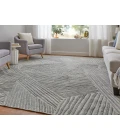 Feizy Elias GREEN/GRAY ELS69FYF 12 ft. X 15 ft. Rectangle Rug