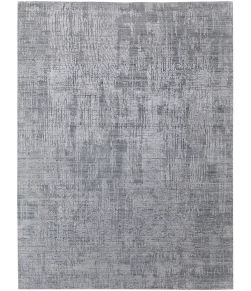 Feizy Eastfield Casual Abstract, Blue/Silver, 2' x 3' Area Rug
