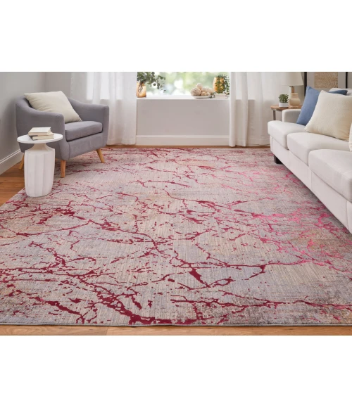 Feizy Pryor PINK/MULTI PRY39NEF 2 ft. X 3 ft. Rectangle Rug