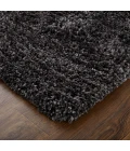 Feizy Stoneleigh Luxury & Glam Solid, Black/Gray, 10' x 14' Area Rug