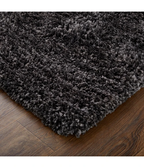 Feizy Stoneleigh Luxury & Glam Solid, Black/Gray, 10' x 14' Area Rug