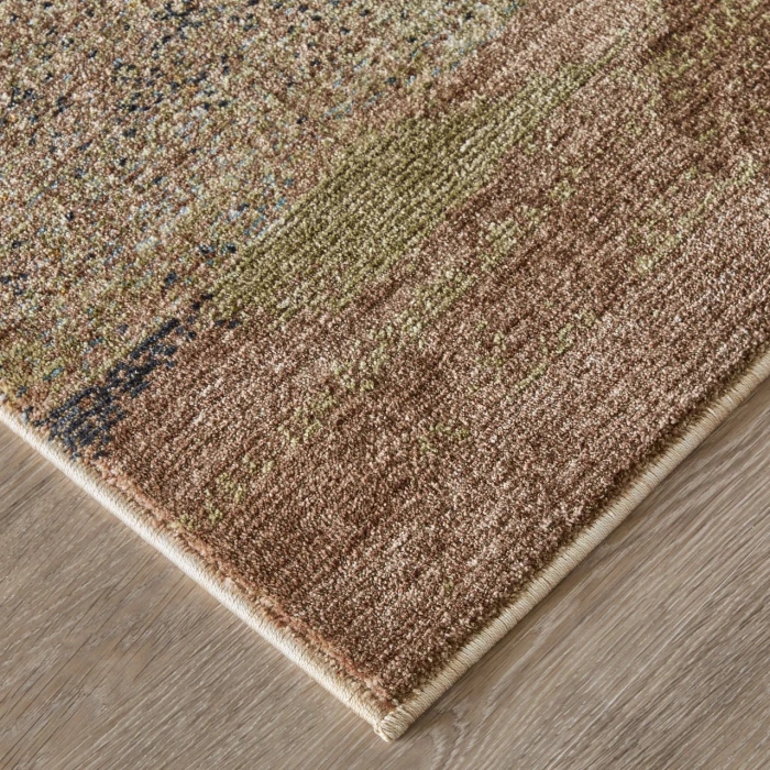 Feizy Pearson Green/Ivory/Brown PRS39SBF 2ft.6in. x 7ft.3in. Rect. Rug