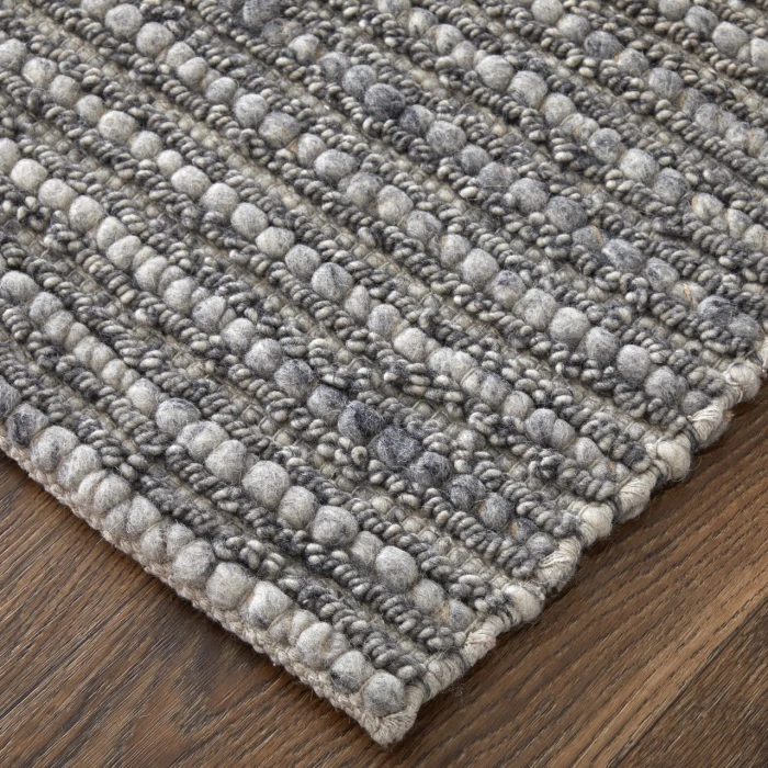 Feizy Herrick Ivory/Gray T36T8021 3ft.6in. x 5ft.6in. Accent Rug Rug