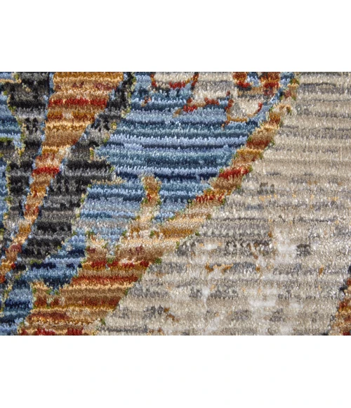 Feizy Melrose GRAY/RUST MEL39P2F 7 ft. 10 in. X 10 ft. 3 in. Rectangle Rug