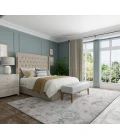 Feizy Dartmouth Tan/Brown/Blue DRT39QKF 6ft.4in. x 9ft.2in. Rect. Rug
