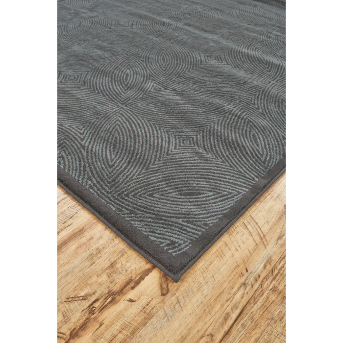 Feizy Azeri IV Industrial Geometric, Gray/Taupe, 10' x 13'-2" Area Rug