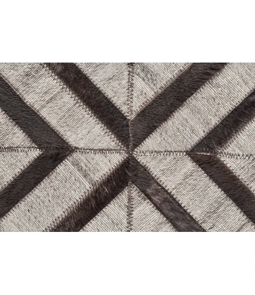 Feizy Fannin Gray/Brown/Ivory 7380754F 5ft. x 8ft. Rect. Rug