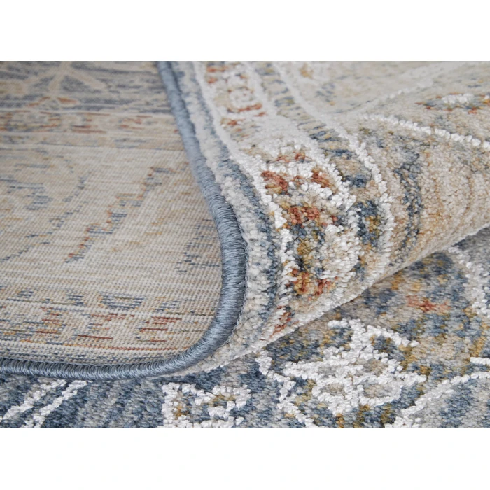 Feizy Pasha BLUE/IVORY PAS39M4F 7 ft. 10 in. X 10 ft. 3 in. Rectangle Rug