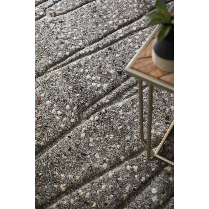 Feizy Dering Gray/Tan/Taupe T27T6042 9ft. x 12ft. Rect. Rug