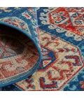 Feizy Nolan Vinatge Style Tribal Kazak Rug, Classic Blue/True Red, 12ft-10in x 15ft