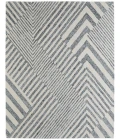 Feizy Wallace Gray/Ivory WAL8A42F 5 ft. X 8 ft. Rect. Rug