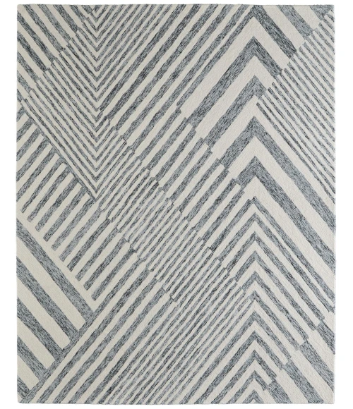 Feizy Wallace Gray/Ivory WAL8A42F 5 ft. X 8 ft. Rect. Rug